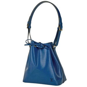 Louis Vuitton Elegant Blue Bucket Shoulder Bag